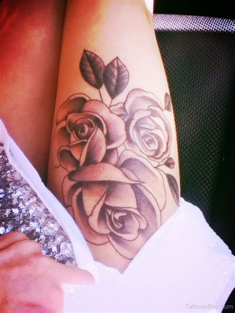 30+ Rose Tattoo Designs For Thigh